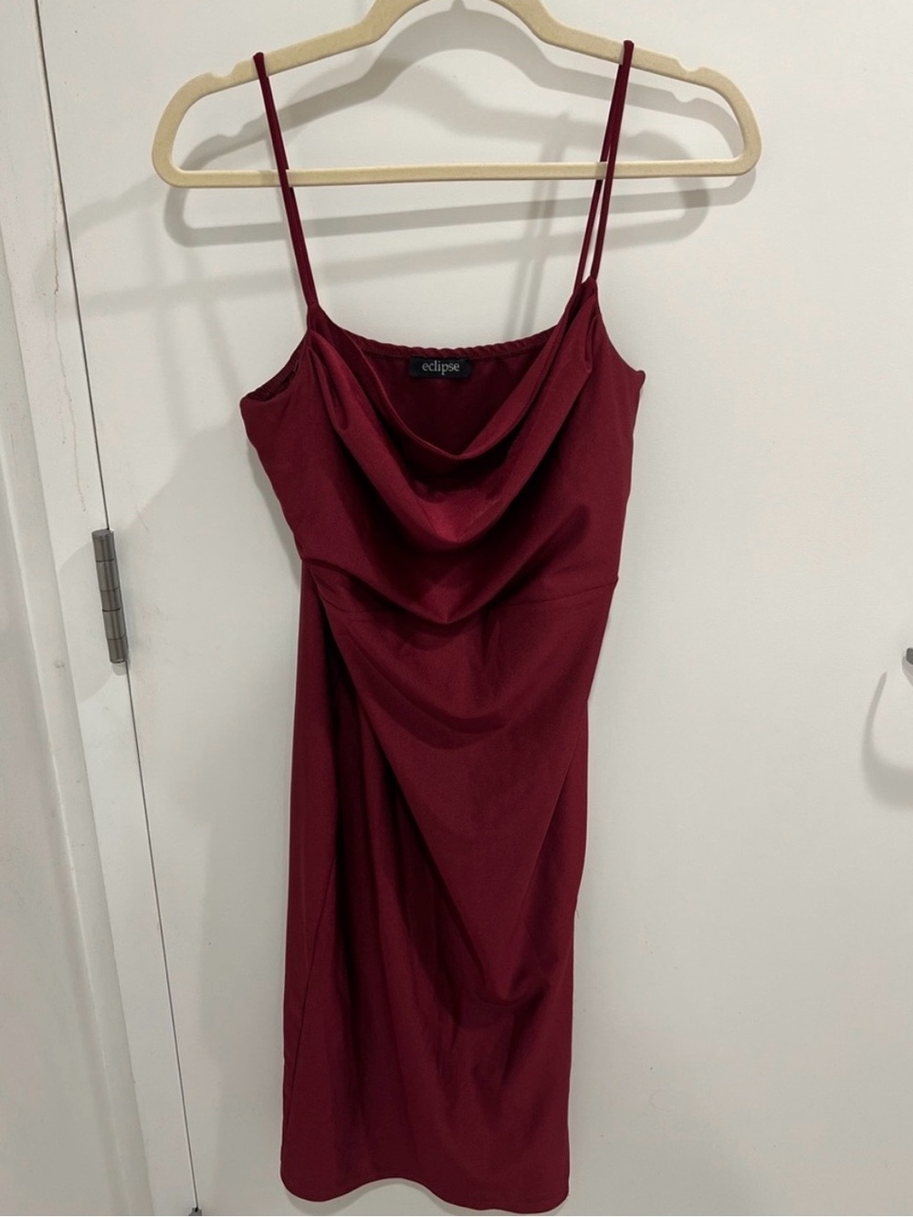 Wine/burgundy mini dress